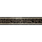 VOLTRE BORDER EMP DARK BROWN/CREAMA 6"X32"