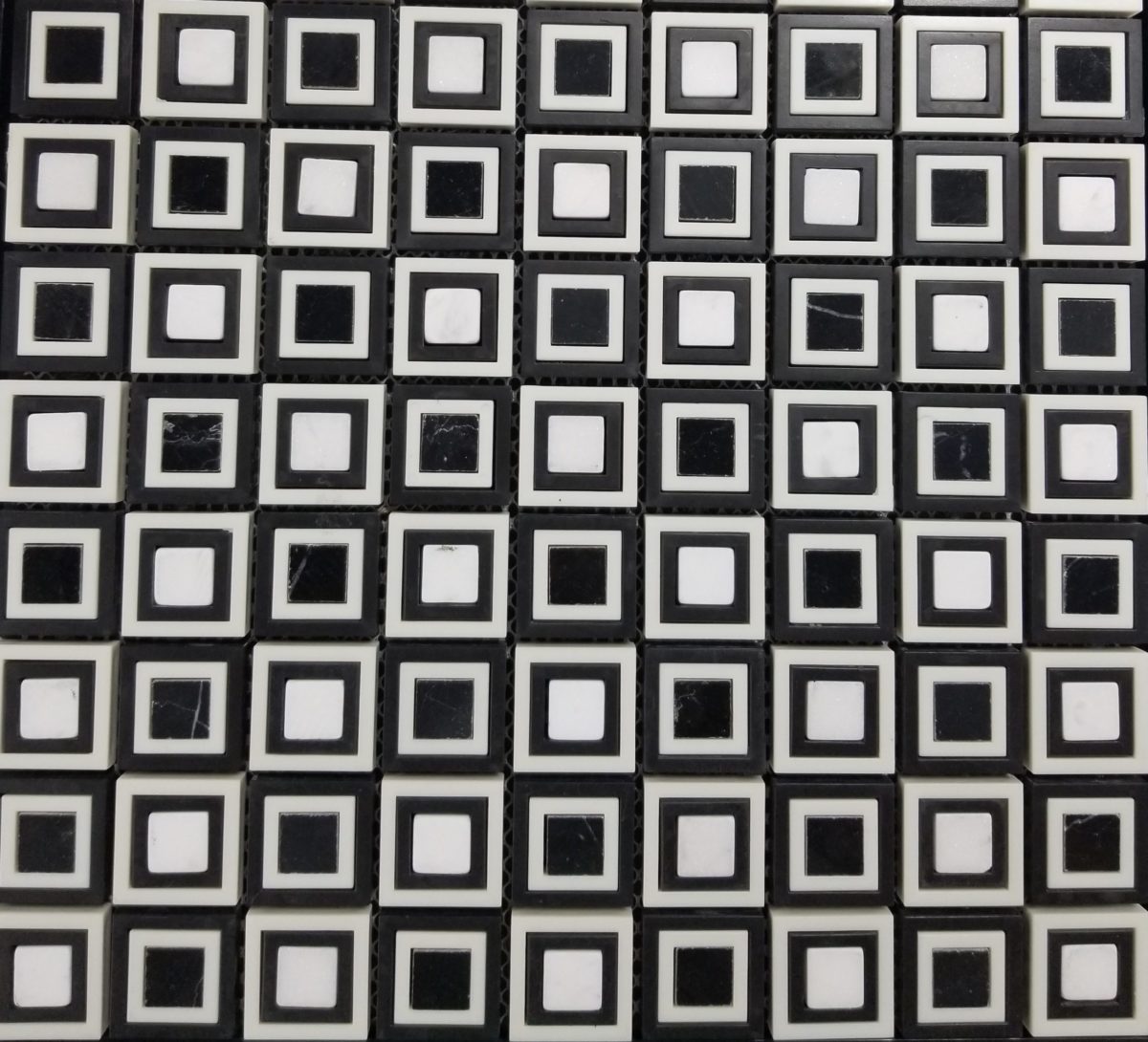 M50081 FM-101 SCARLET BLACK & WHITE 12"X12" - Image 1