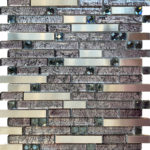 TIFFANY COPPER/DIAMOND/FOIL/UMBER 12"X12"