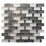 PANDORA NERO/LINEN/WHITE/CHROME 12"X12"
