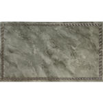 GABBANA GRIS GREY/SILVER GLOSSY 12"X24"