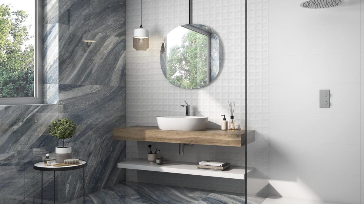 LUX OSSOLA BLUE GLOSSY 48"X48" - Image 2