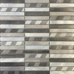 ALUM-TIERS SILVER/CHROME/DARK BLACK 12"X12"