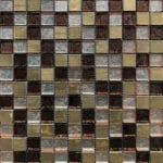 GOLD FOIL/COPPER/GLASS 12"X12"
