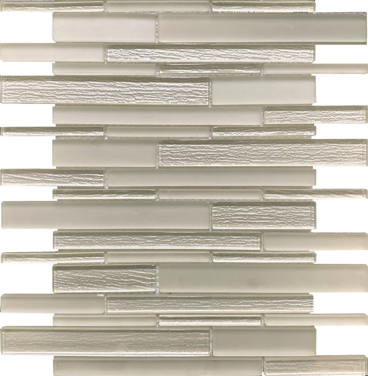 M50630-DT_MOSAIC BAHIA WHITE STRIP RANDOM 12"X12" - Image 1