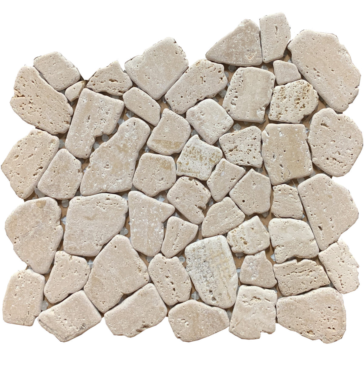 M50633-DT_MOSAIC KENTFIELD FRENCH VANILLA 12"X12" - Image 1