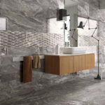 NEBULA GRILL SILVER LAPPATO 12"X36"