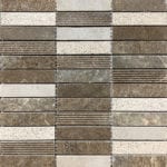 DILLER STONE GREY/BROWN 12"X12"