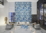 AGATA BLUE POLISHED 65"X130"X12MM