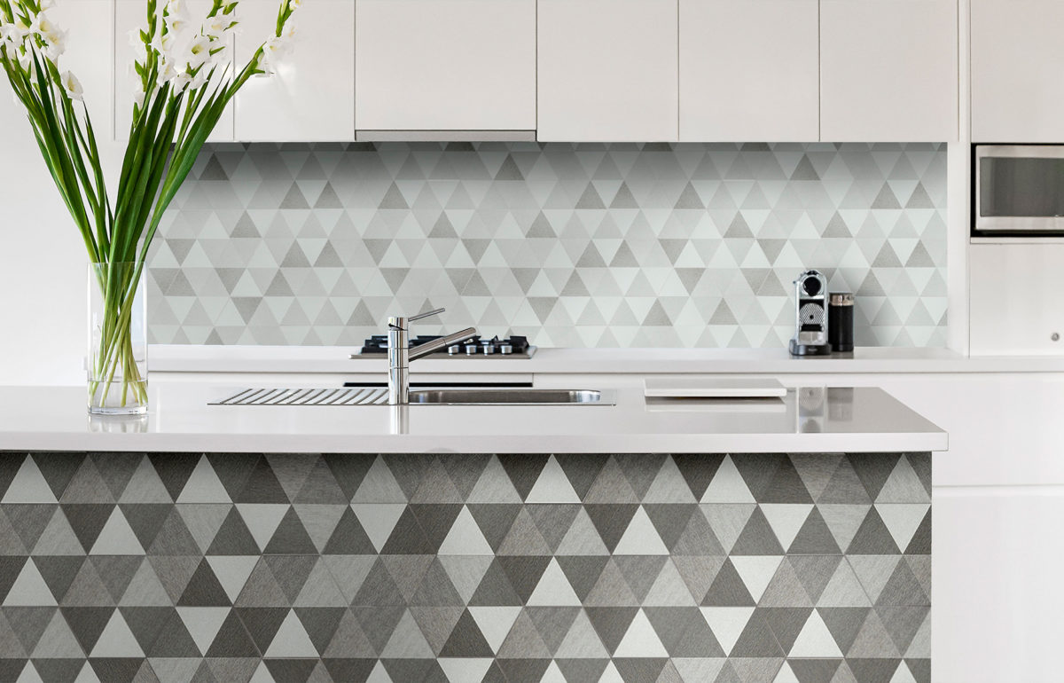 H00004-HEXAGON-DIAMOND-GREY-1-COVER- HEXAGON DIAMOND GREY FLOCK 8"X9.5" - Image 1