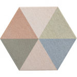 HEXAGON DIAMOND MULTI COLOUR 8"X9.5" - Image 4