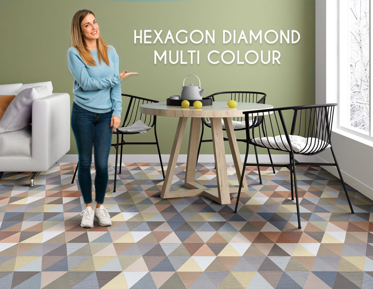 H00005-HEXAGON-DIAMOND-COLOURS-COVER2- HEXAGON DIAMOND MULTI COLOUR 8"X9.5" - Image 1