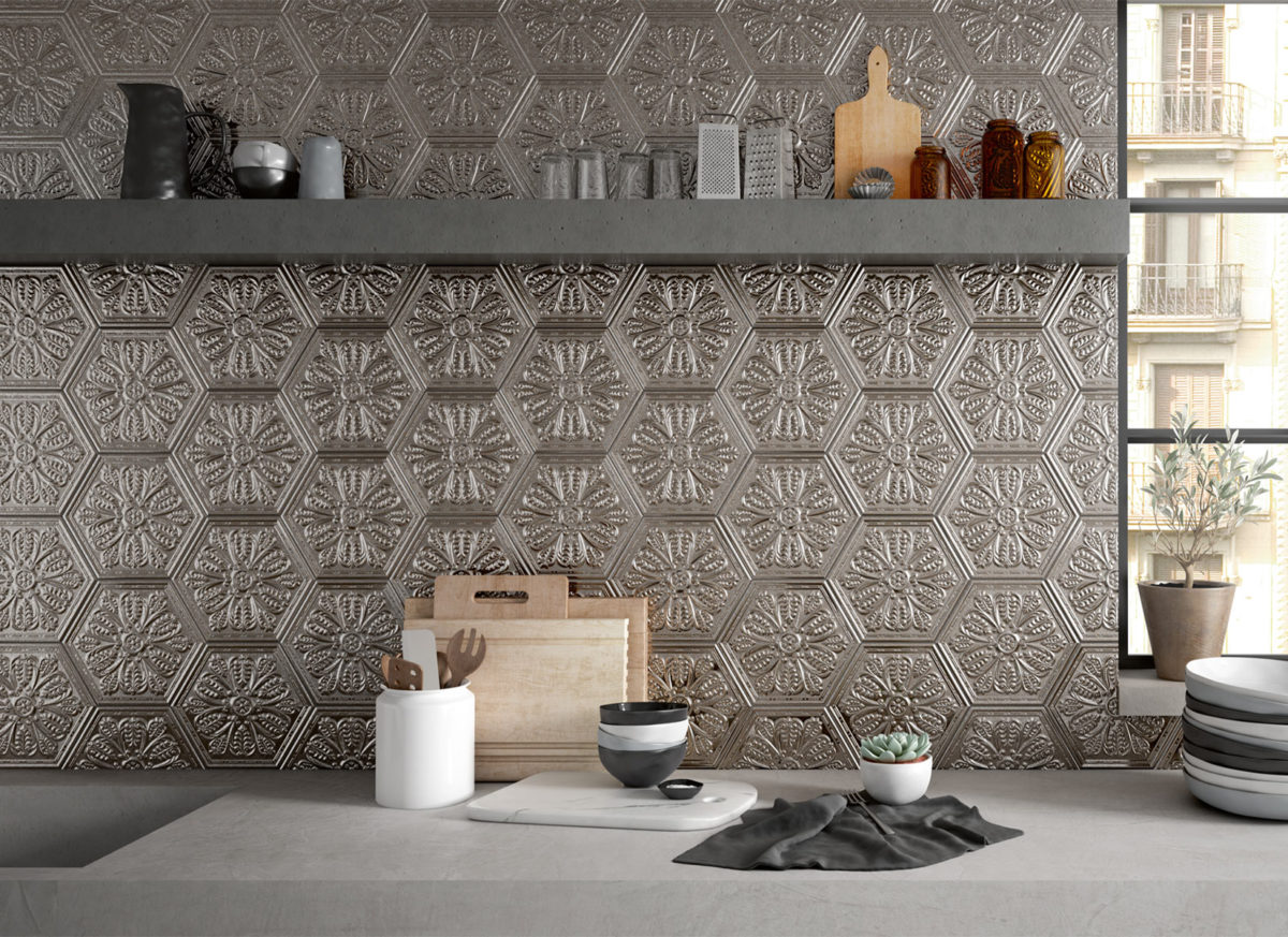 ZINC-SILVER-MIX-DECOR-HEXAGON-507-WEB-WEB ZINC SILVER MIX DECOR HEXAGON 10"X12" - Image 1