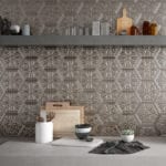 ZINC SILVER MIX DECOR HEXAGON 10"X12"