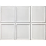 BOLD 3D FRAME IVORY GLOSSY 8"X8"