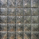 DECO SILVER GLOSSY 4"X4"