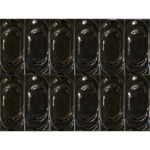 LEON SQUARE FRAME BLACK GLOSSY 4"X8"