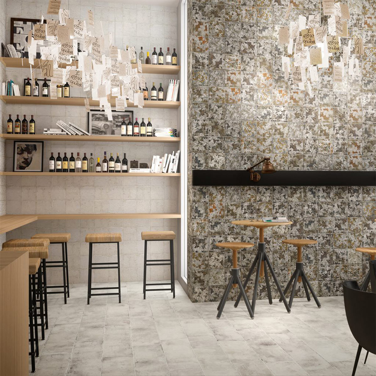 AGED ORNATO DARK 8"X8" - Image 1