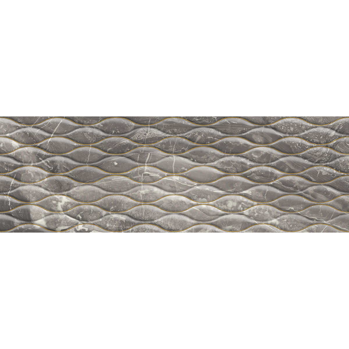 DECOR NINFA GREY 12"X36" - Image 2