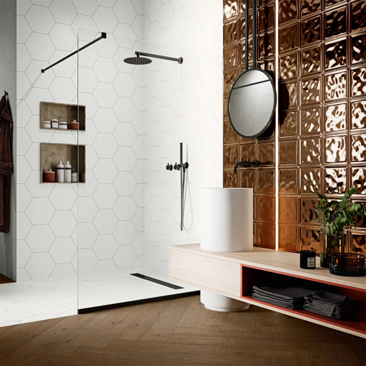 GLASS TITANIUM VITRO 8"X8" - Image 1