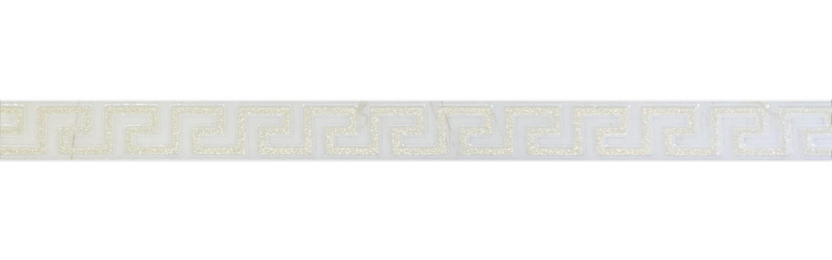 L00106-FENDE-BIANCO-P1 FENDE BIANCO/ROSE GOLD 1"X24" - Image 1