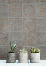 GATSBY CHARCOAL TIN LAPPATO 8"X8"