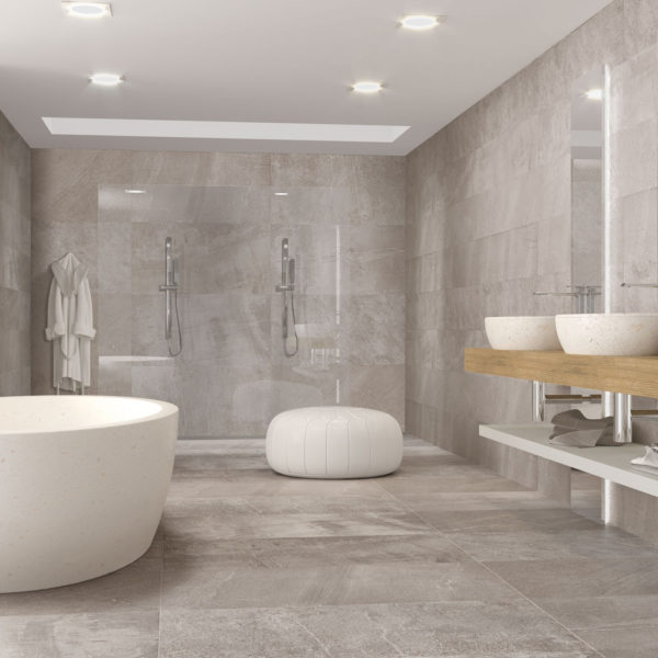 SUNSTONE GREY MATTE WALL FLOOR TILE