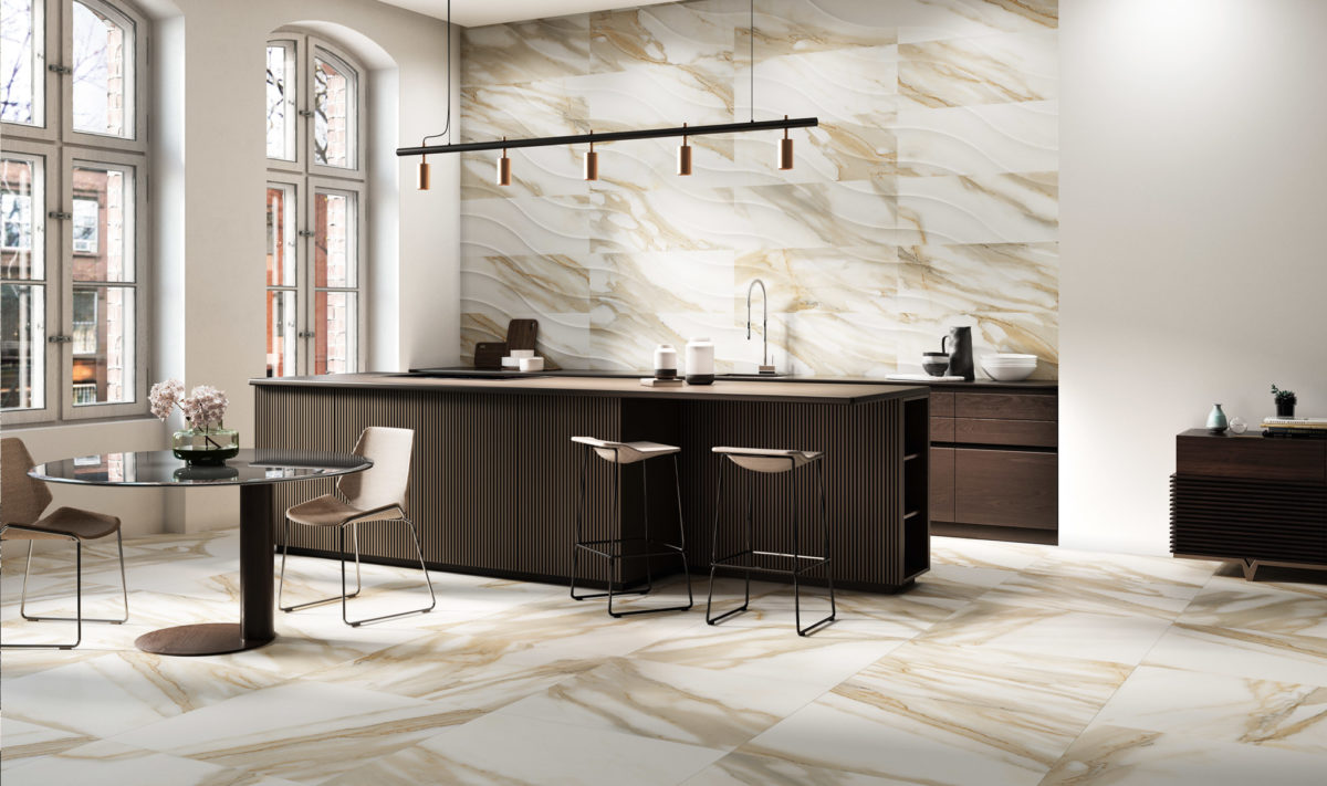 W00304-CALACATTA-WALL-GLOSS-18X48-COVER- CALACATTA BRICK GLOSS MATTE 13"X24" - Image 3
