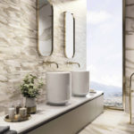 CALACATTA BRICK GOLD WALL TILE
