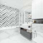 SELECTRA CARRARA WHITE GLOSSY COVER