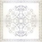 IMOLA WHITE SILVER 48X48 MEDALLIONS