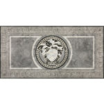 WALDORF GRIGIO SILVER 24X48 MEDALLIONS P1