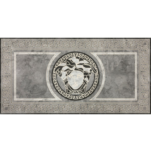 WALDORF GRIGIO SILVER 24X48 MEDALLIONS P1