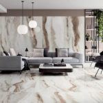 NEBULA ALMOND GLOSSY 48″X104″X6MM