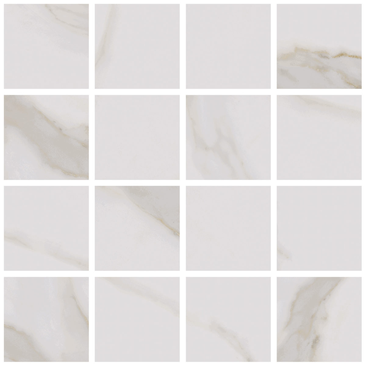 DAVINCI MARBLE PEARL MOSAIC POLISHED 12"X12" - Image 2
