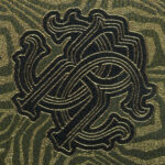 ROBERTO CAVALI GOLD SIGNATURE ACCENT 6" X 6"