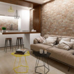 WALL BRICK OLD GREY TEXTURED 12"X36"