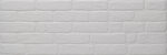 WALL BRICK WHITE TEXTURED MATT 12"X36" - Image 2