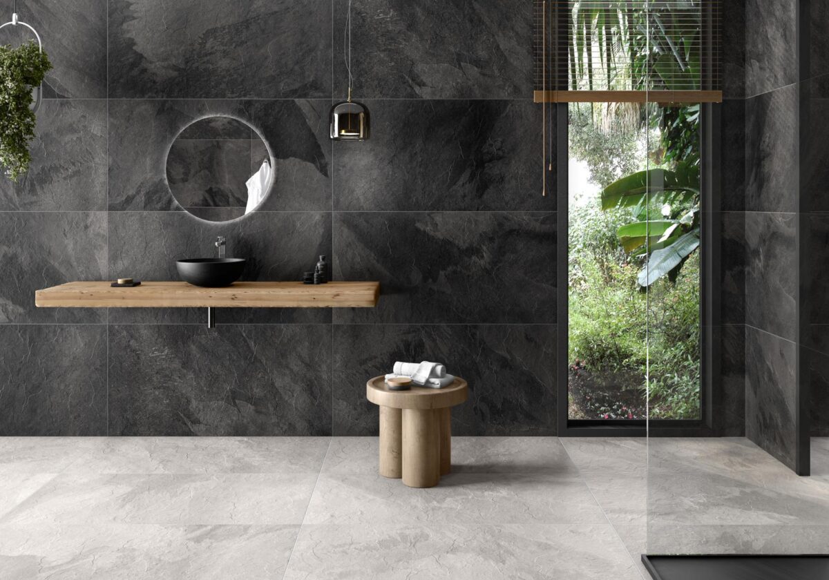 T11588-RHIN GIRAFTO MATTE SCENE RHIN GRIS MATTE 24"X48" - Image 1