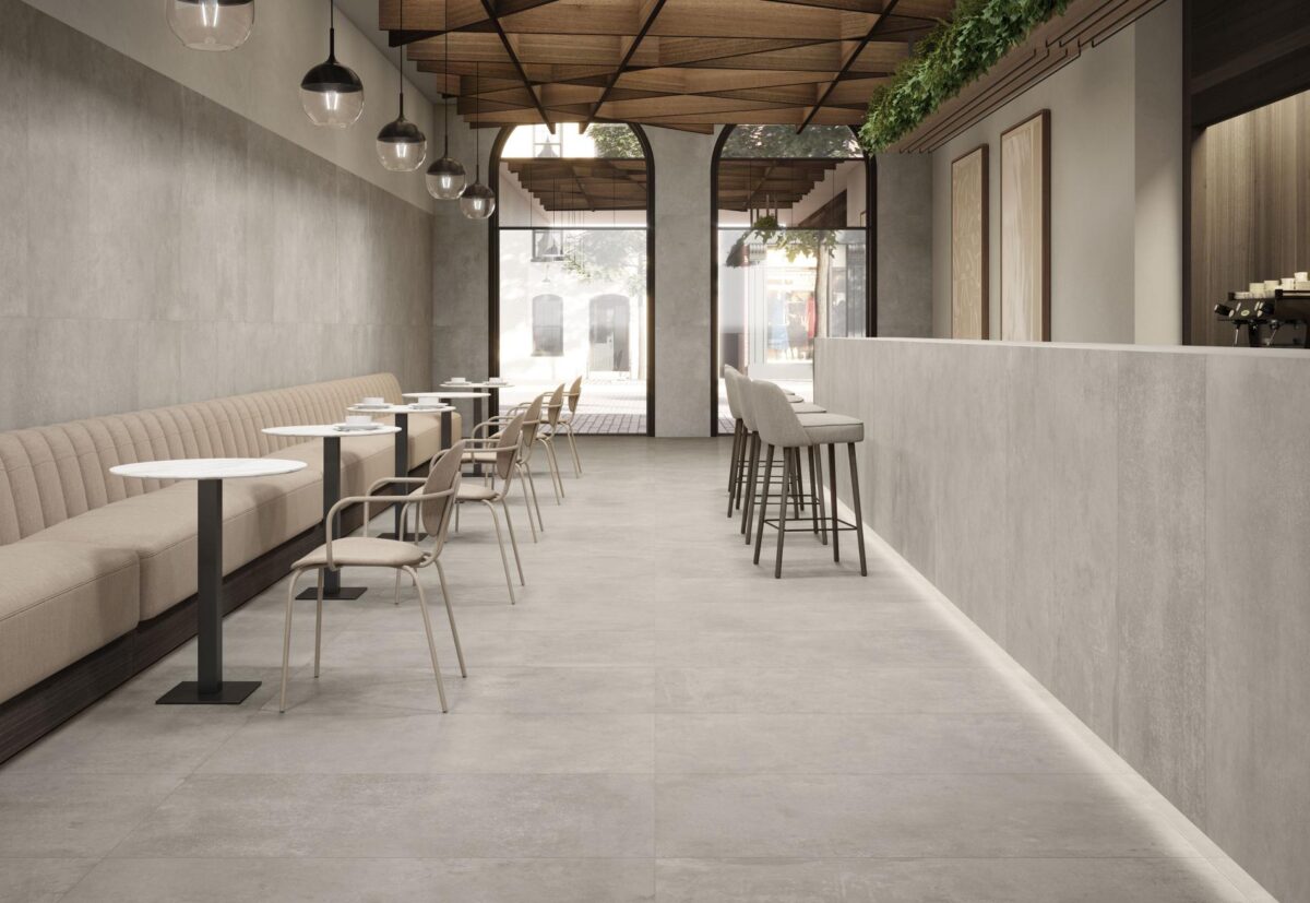 BOGART WHITE/TAUPE MATTE 24"X48" - Image 1