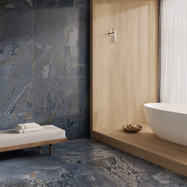 PLANET METAL DARK GREY LAPPATO 24"X48"