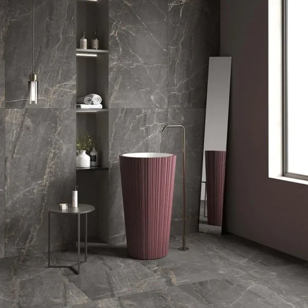CHARME BLACK MATTE 24"X48"