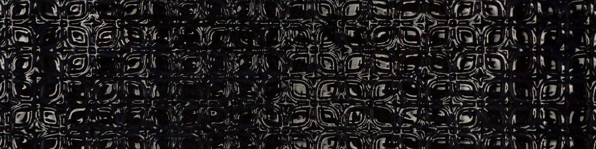 RAIN-DEC_NERO_75X30 DECOR RAIN NERO GLOSSY 3"X12" - Image 1