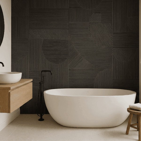 STRUCTECH NEVIS BLACK MATTE 24"X48"