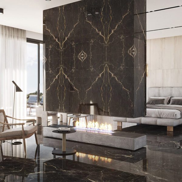 WINDSOR BLACK A NPLUS GLOSSY 24"X48"